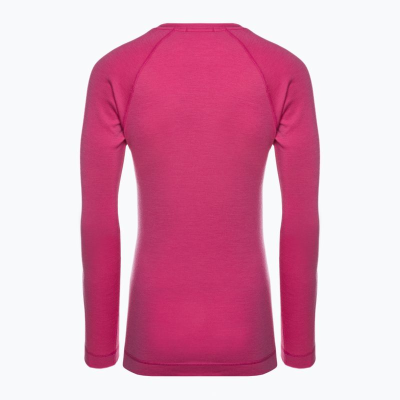 Dámská termoakční mikina Smartwool Merino 250 Baselayer Crew Boxed power pink 4