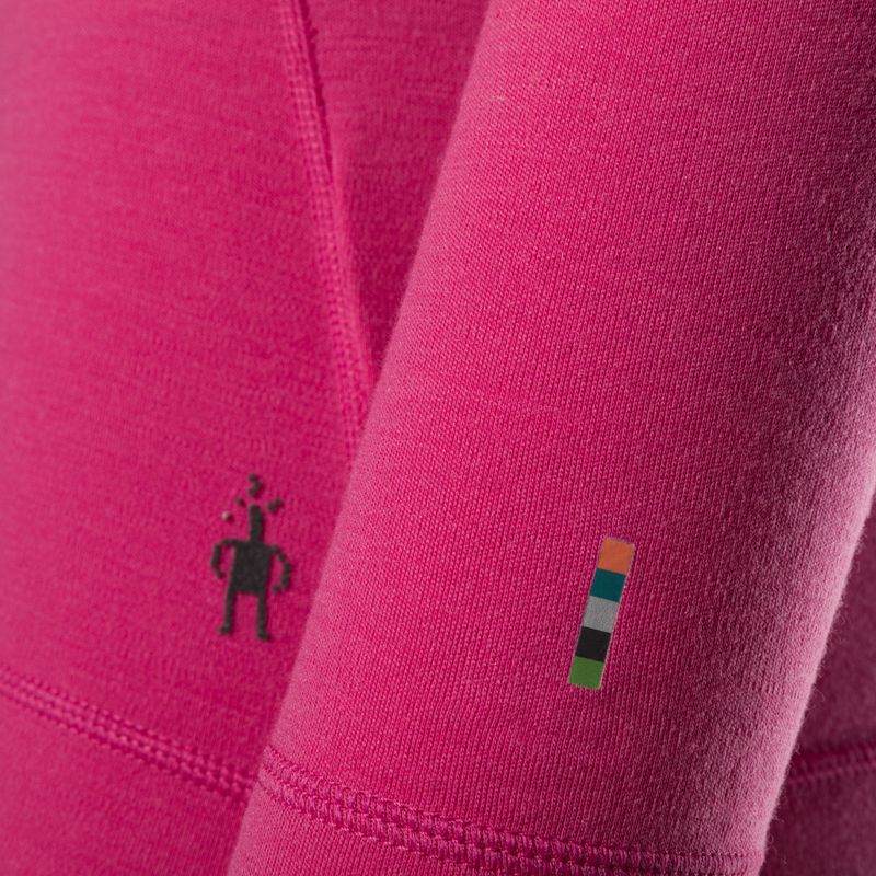 Dámská termoakční mikina Smartwool Merino 250 Baselayer Crew Boxed power pink 5