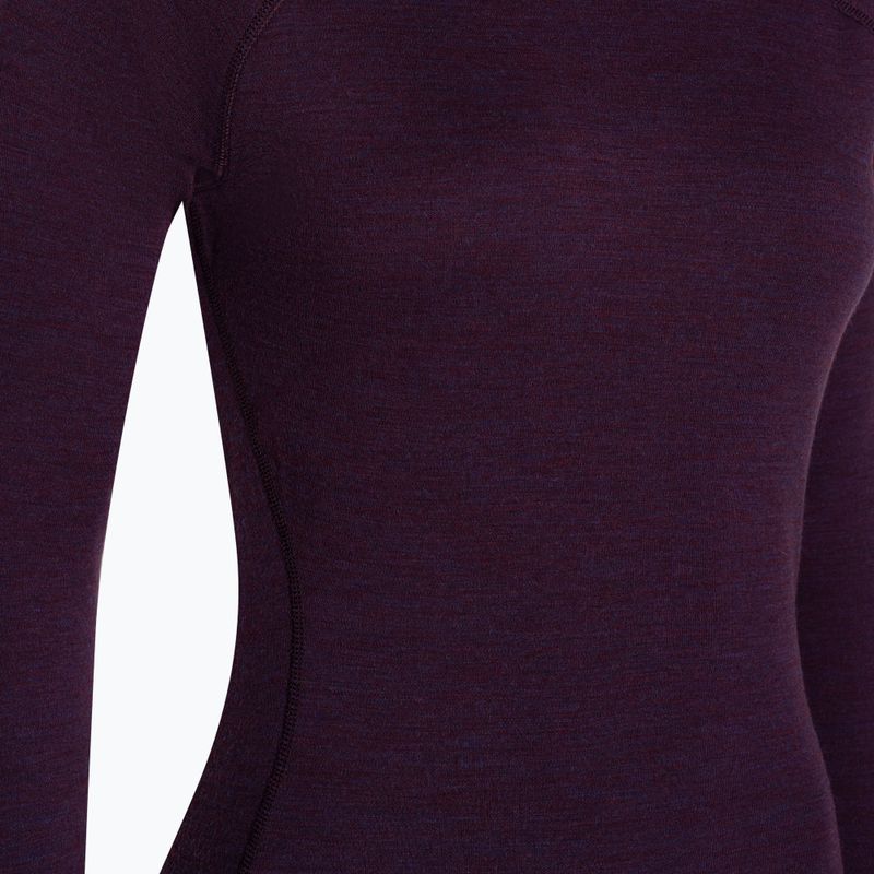 Dámská termoakční mikina Smartwool Merino 250 Baselayer Crew Boxed purple iris heather 5