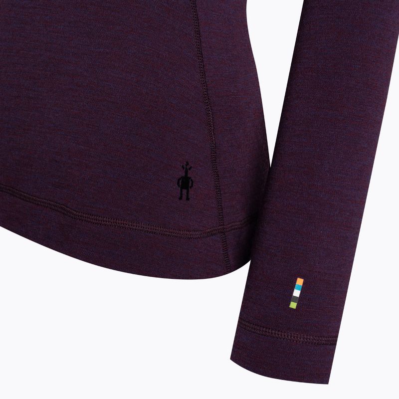 Dámské termo tričko longsleeve Smartwool Merino 250 Baselayer Crew Boxed purple iris heather 6