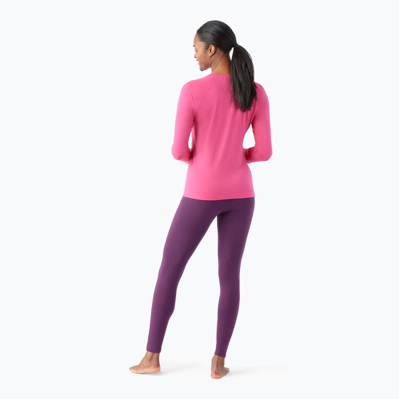 Dámská termoakční mikina Smartwool Merino 250 Baselayer Crew Boxed power pink 2