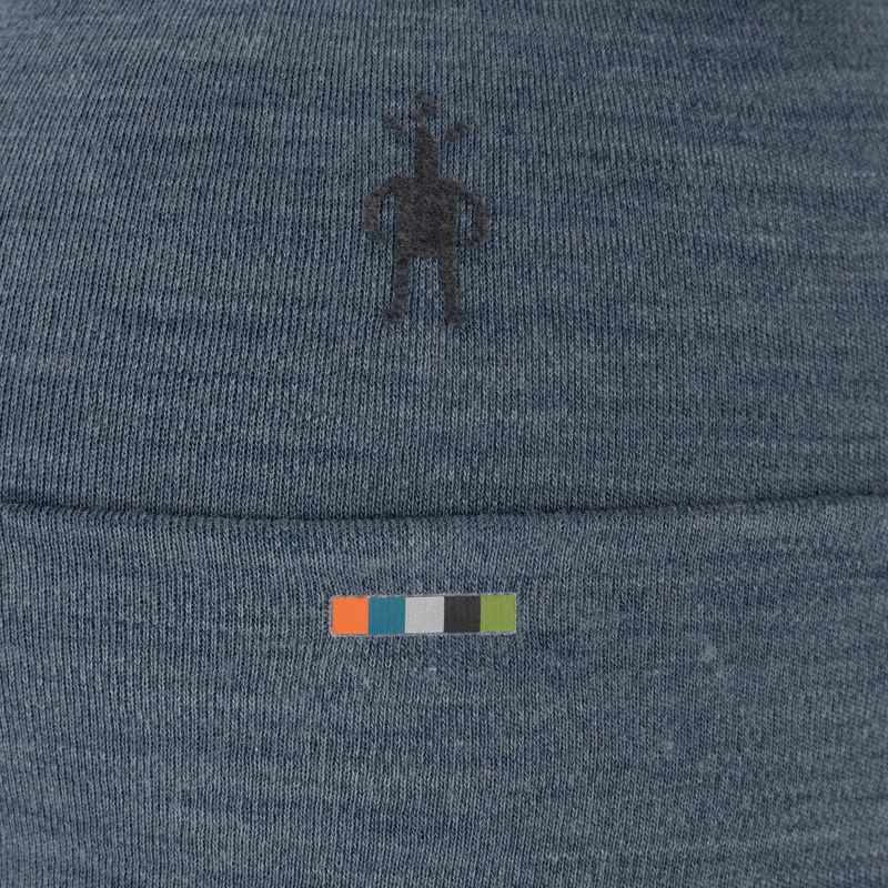 Čepice Smartwool Merino Reversible Cuffed pewter blue heather 4
