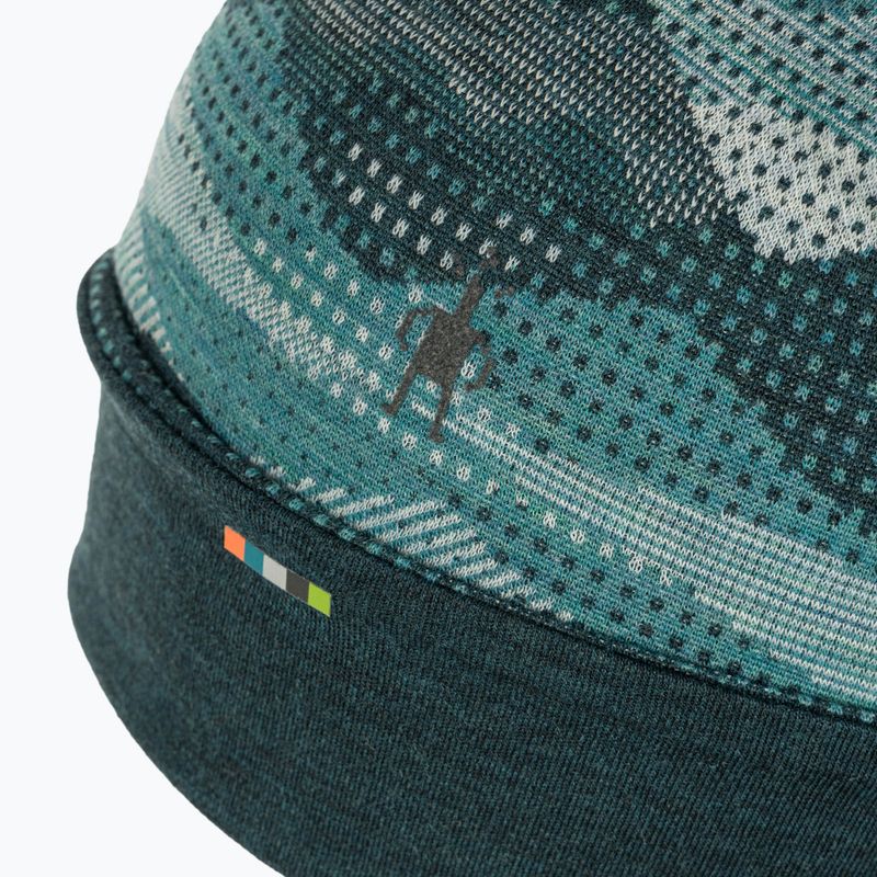 Čepice Smartwool Merino Reversible Cuffed twilight blue mtn scape 4