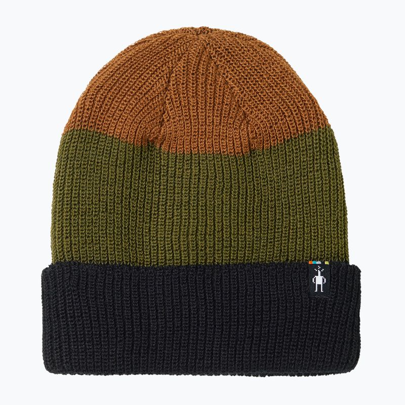 Čepice Smartwool Cantar Colorblock winter moss