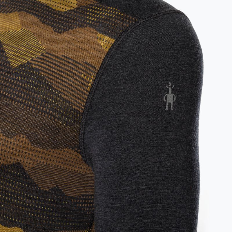 Pánská termoakční mikina Smartwool Merino 250 Baselayer Crew Boxed charcoal mtn scape 5