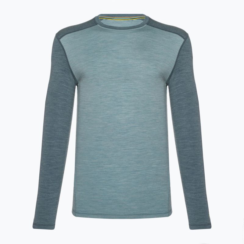 Pánská termoakční mikina Smartwool Merino 250 Baselayer Crew Boxed pewter blue-lead 3