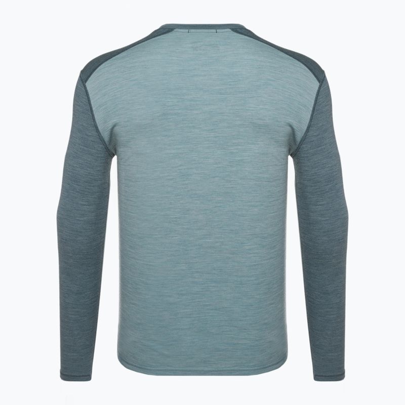 Pánské termo tričko Smartwool Merino 250 Baselayer Crew Boxed pewter blue-lead 4