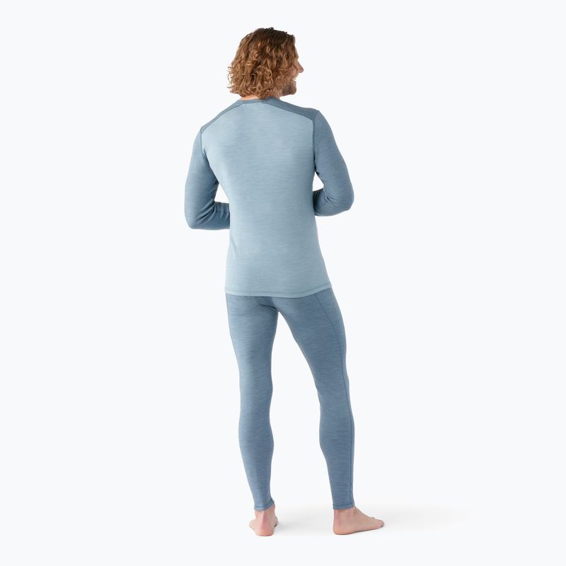Pánská termoakční mikina Smartwool Merino 250 Baselayer Crew Boxed pewter blue-lead 2