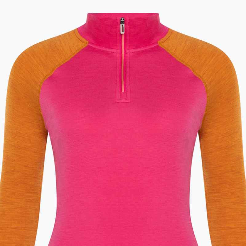 Dámské termo tričko longsleeve Smartwool Classic Thermal Merino Baselayer 1/4 Zip Boxed power pink 5