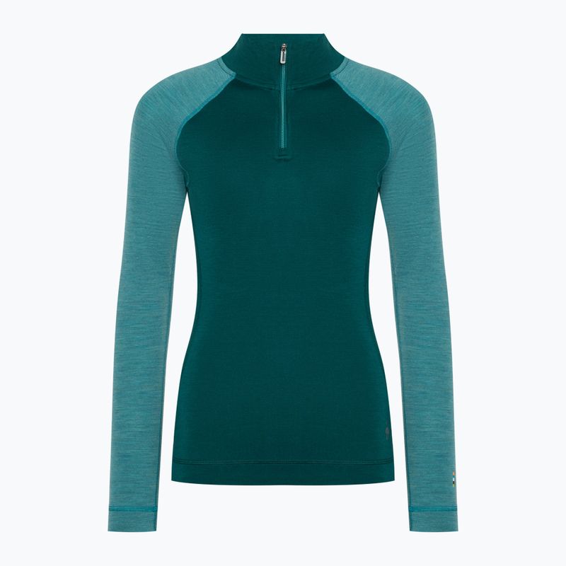 Dámská termoakční mikina Smartwool Classic Thermal Merino Baselayer 1/4 Zip Boxed emerald 3