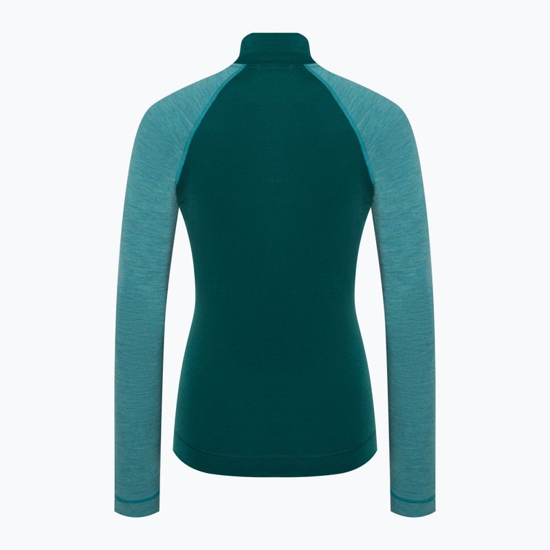 Dámská termoakční mikina Smartwool Classic Thermal Merino Baselayer 1/4 Zip Boxed emerald 4