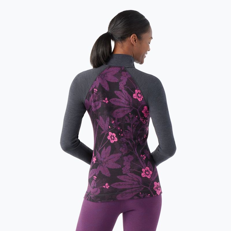 Dámská termoakční mikina Smartwool Classic Thermal Merino Baselayer 1/4 Zip Boxed purple iris 2