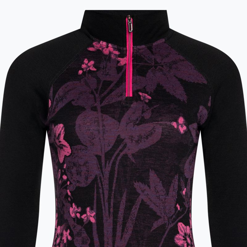 Dámské termo tričko longsleeve Smartwool Classic Thermal Merino Baselayer 1/4 Zip Boxed purple iris 5