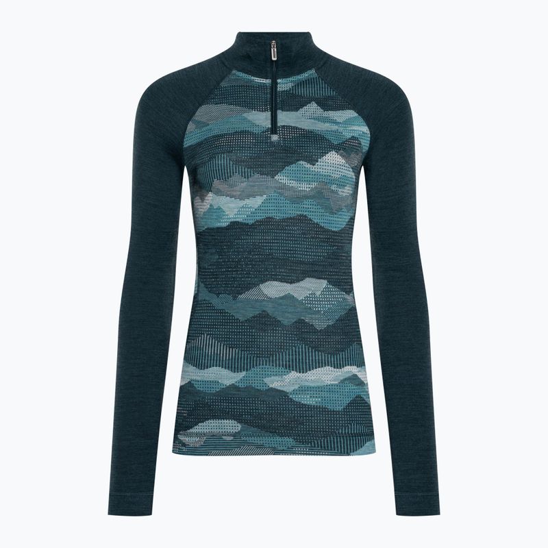 Dámská termoakční mikina Smartwool Classic Thermal Merino Baselayer 1/4 Zip Boxed twilight 3