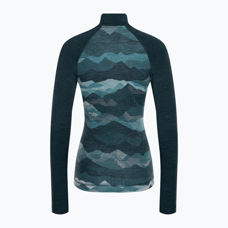 Dámská termoakční mikina Smartwool Classic Thermal Merino Baselayer 1/4 Zip Boxed twilight 4