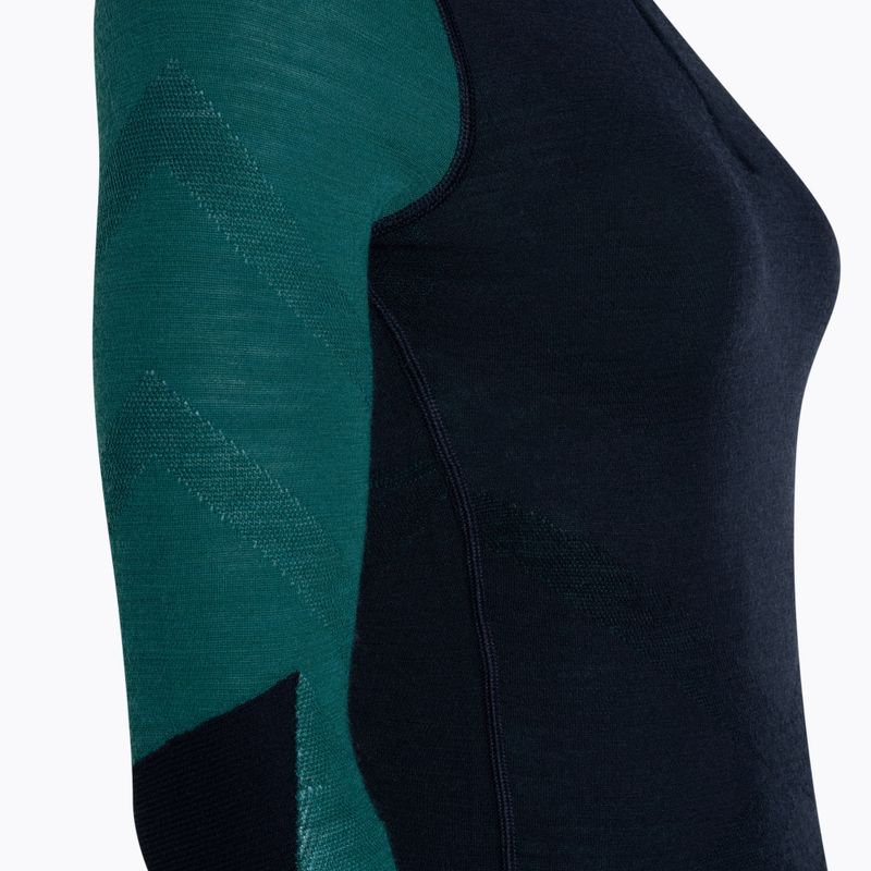 Dámská termoakční mikina Smartwool Intraknit Thermal Merino Baselayer Colorblock 1/4 Zip navy 5