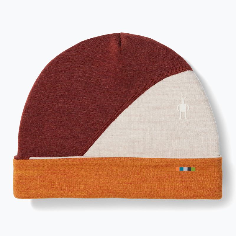 Zimní čepice Smartwool Thermal Merino Colorblock marmalade heather