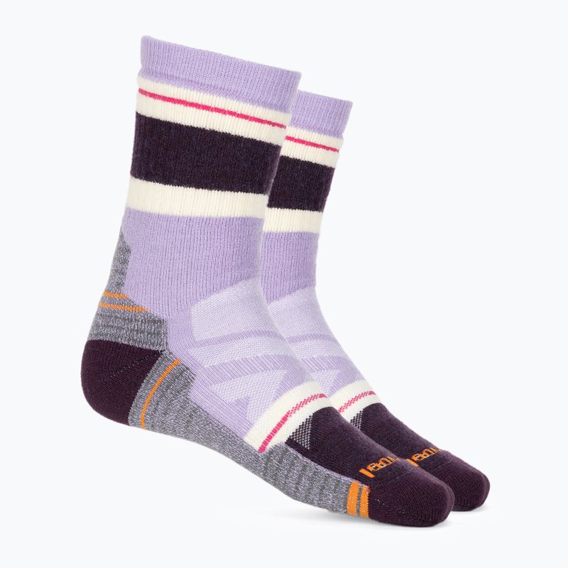 Dámské trekové ponožky Smartwool Hike Full Cushion Saturnsphere Crew ultra violet