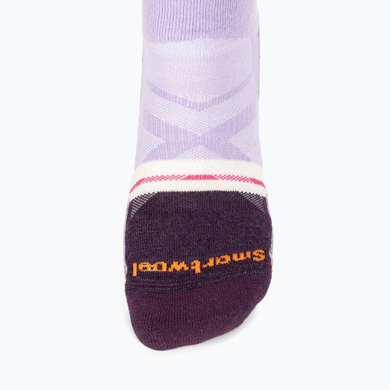 Dámské trekové ponožky Smartwool Hike Full Cushion Saturnsphere Crew ultra violet 4