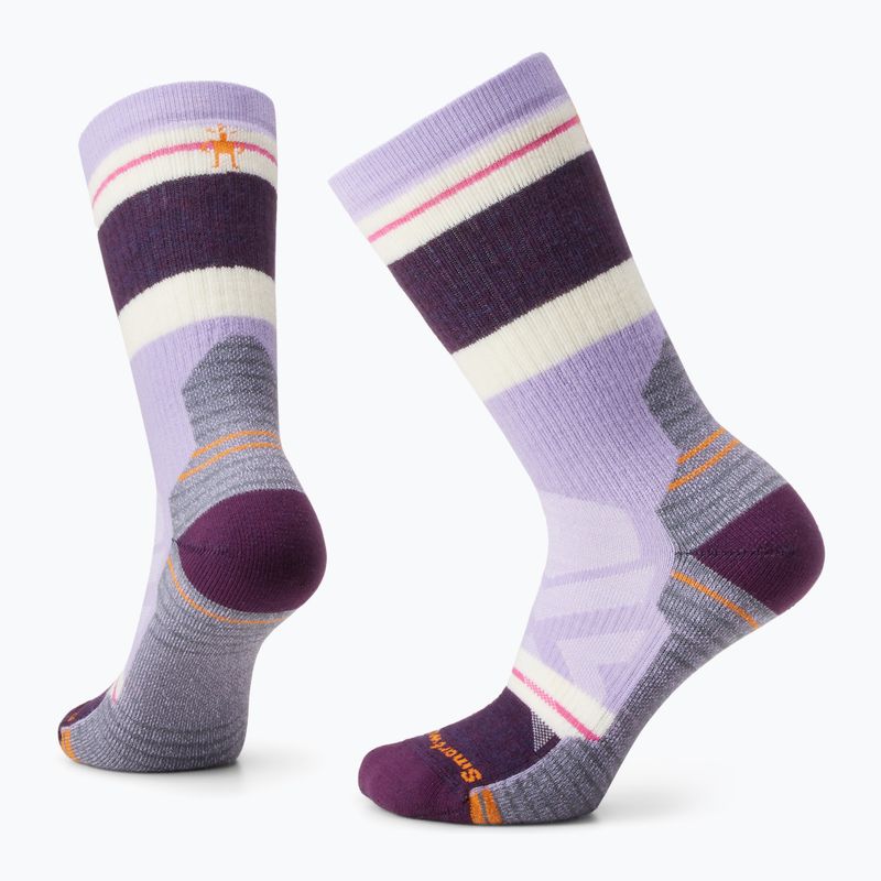 Dámské trekové ponožky Smartwool Hike Full Cushion Saturnsphere Crew ultra violet 8
