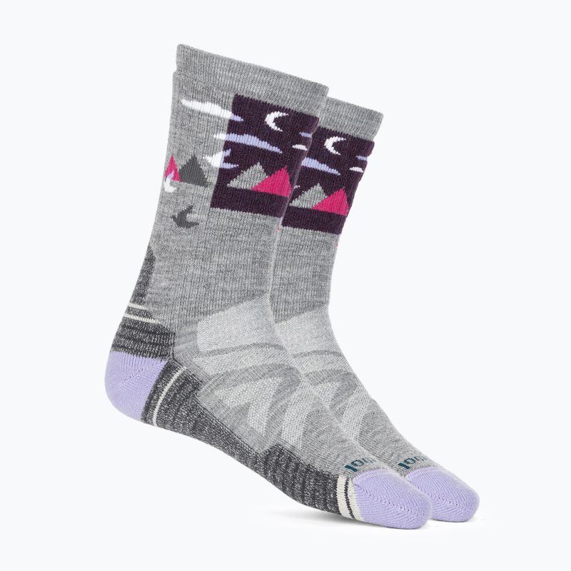 Dámské trekové ponožky Smartwool Hike Full Cushion Alpine Perch Crew light gray