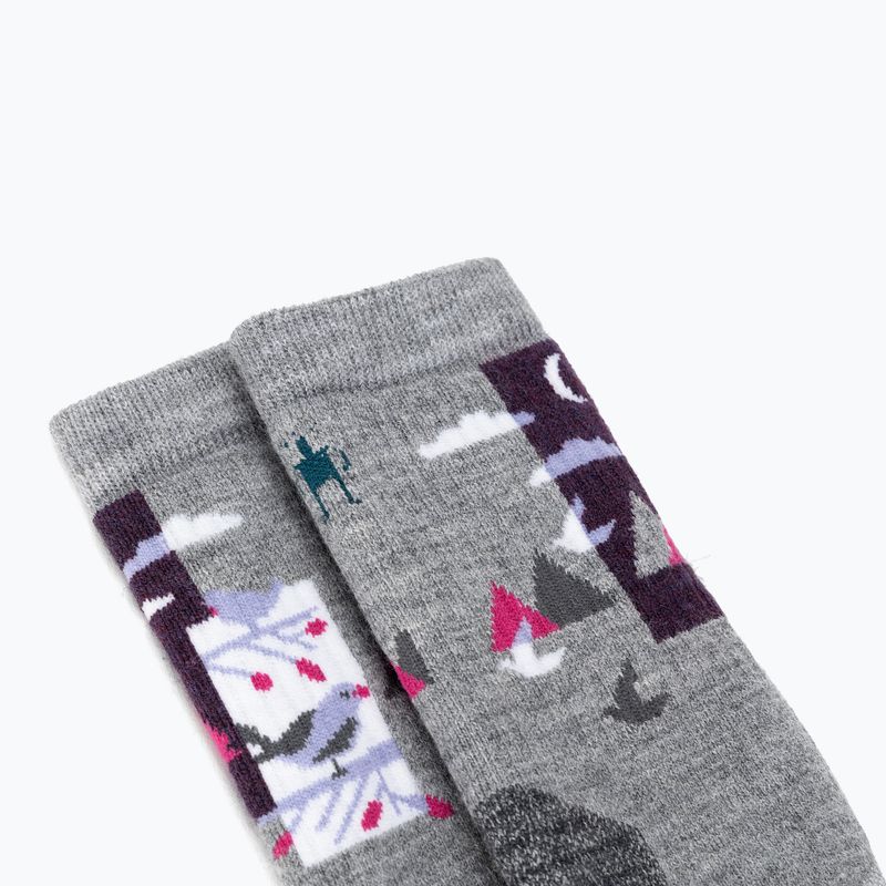 Dámské trekové ponožky Smartwool Hike Full Cushion Alpine Perch Crew light gray 3