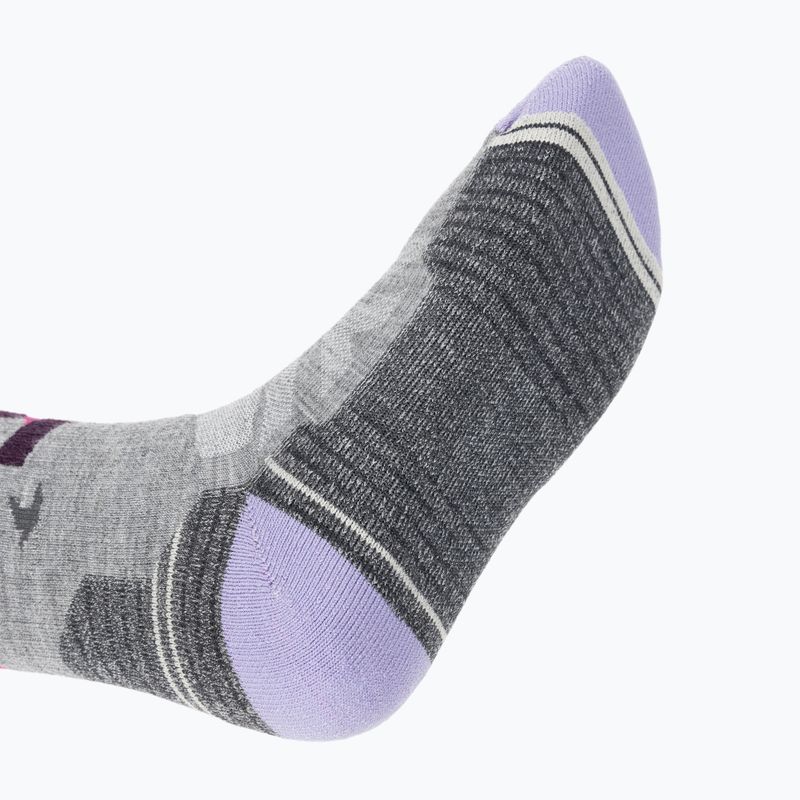 Dámské trekové ponožky Smartwool Hike Full Cushion Alpine Perch Crew light gray 5