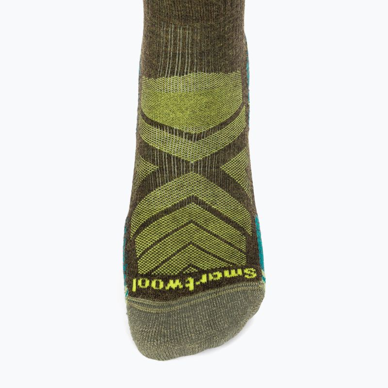 Trekové ponožky  Smartwool Hike Light Cushion Winding Trail Crew military olive 4