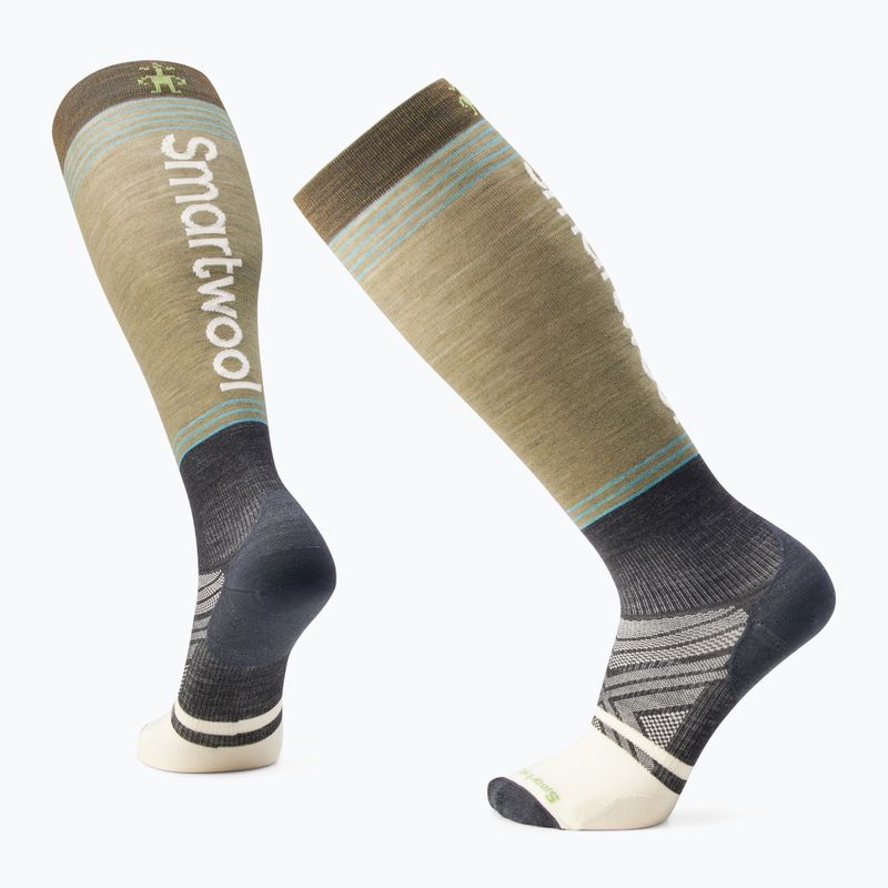 Lyžařské ponožky  Smartwool Ski Zero Cushion Logo OTC winter moss 3