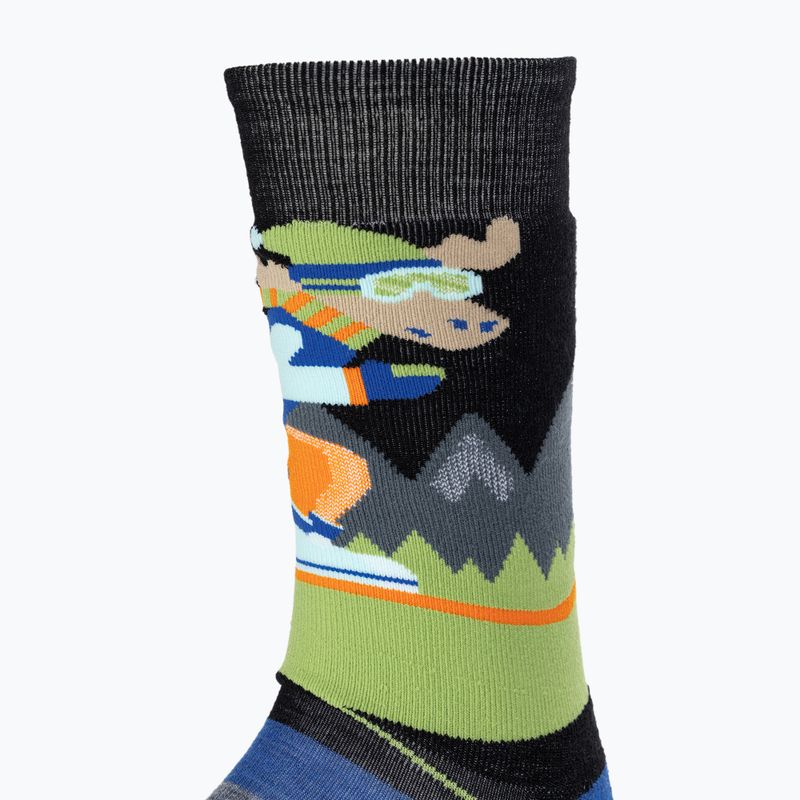 Dětské ponožky Smartwool Wintersport Full Cushion Mountain Moose Pattern OTC black 3
