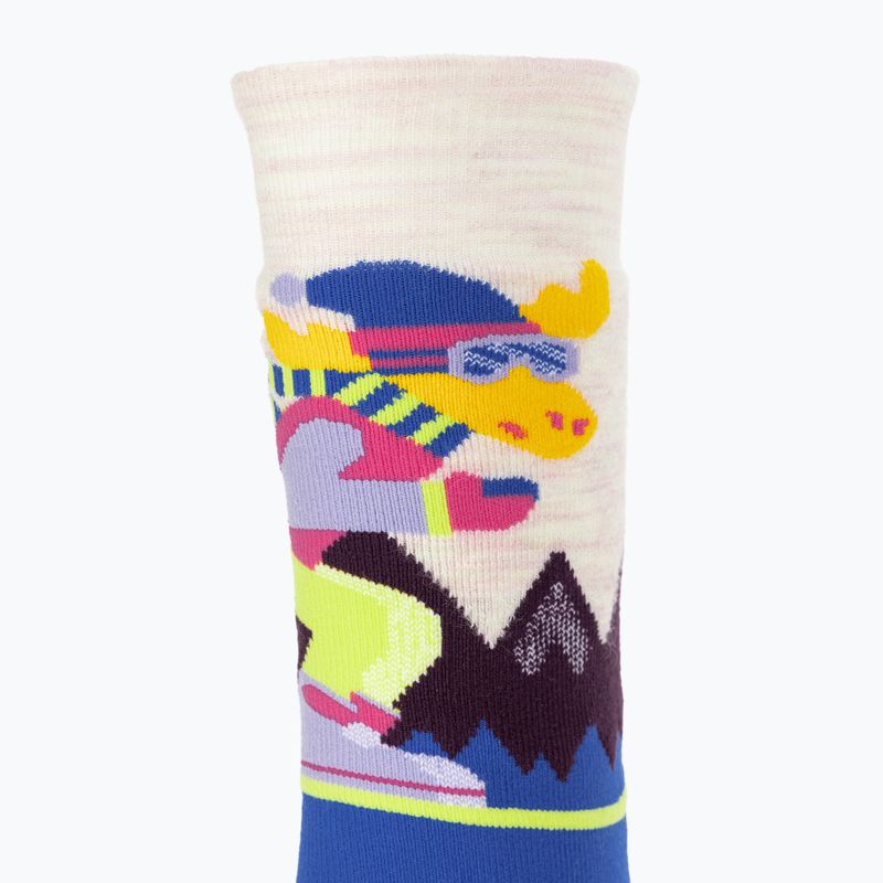 Dětské ponožky Smartwool Wintersport Full Cushion Mountain Moose Pattern OTC moonbeam 3