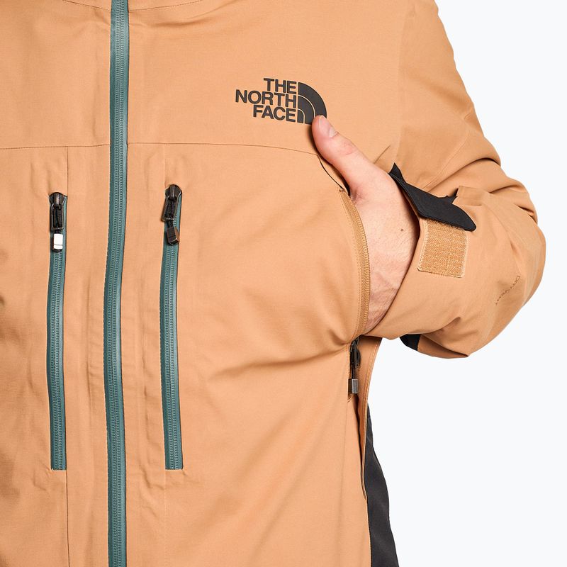 Pánská lyžařská bunda The North Face Mount Bre almond butter/black 4