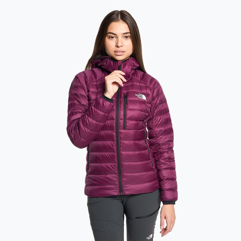 Dámská zimní bunda The North Face Summit Breithorn Hoodie boysenberry