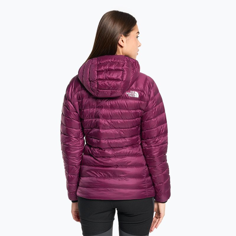 Dámská zimní bunda The North Face Summit Breithorn Hoodie boysenberry 2