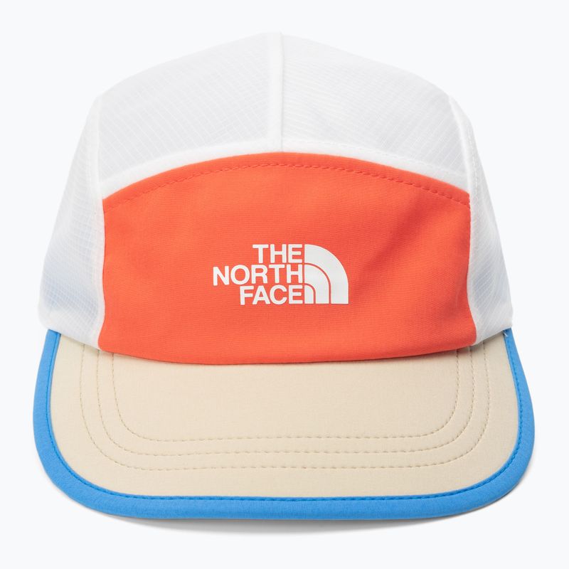 Běžecká čepice The North Face Run optic blue/radiant orange/white 4