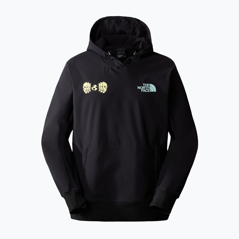 Pánská trekingová mikina The North Face Tekno Logo Hoodie black/sun sprite 5