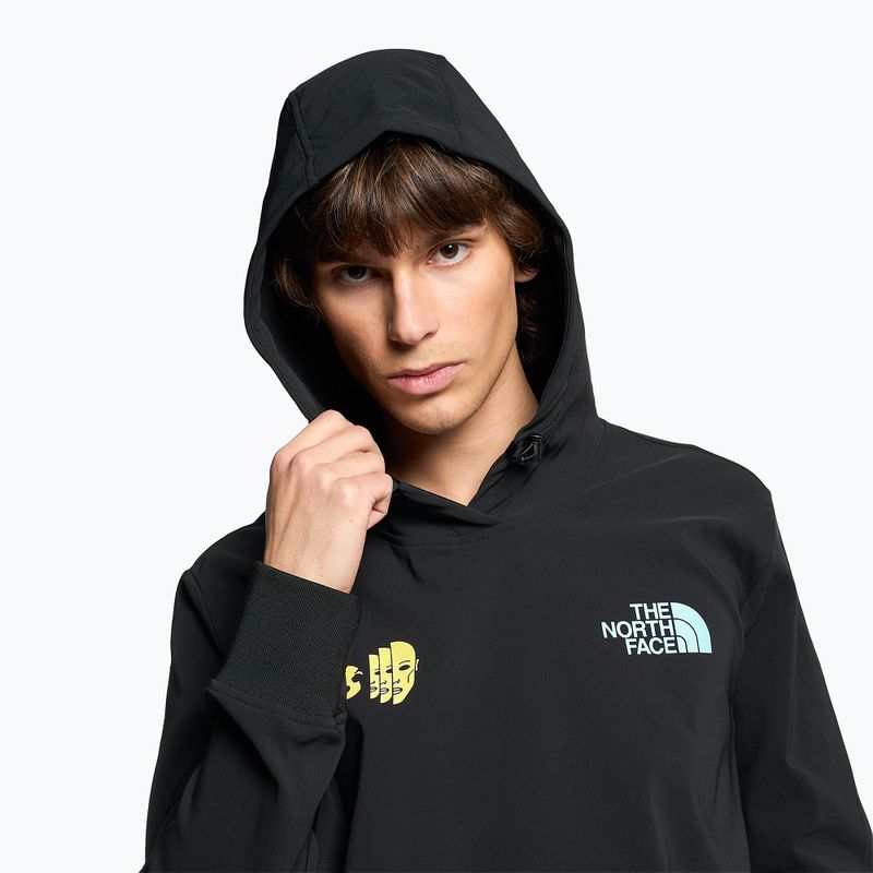 Pánská trekingová mikina The North Face Tekno Logo Hoodie black/sun sprite 3