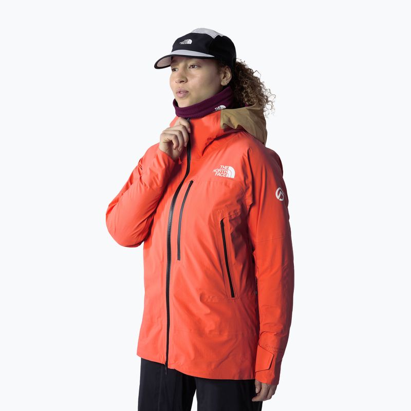 Dámská lyžařská bunda The North Face Summit Stimson Futurelight radiant orange/almond butter 4