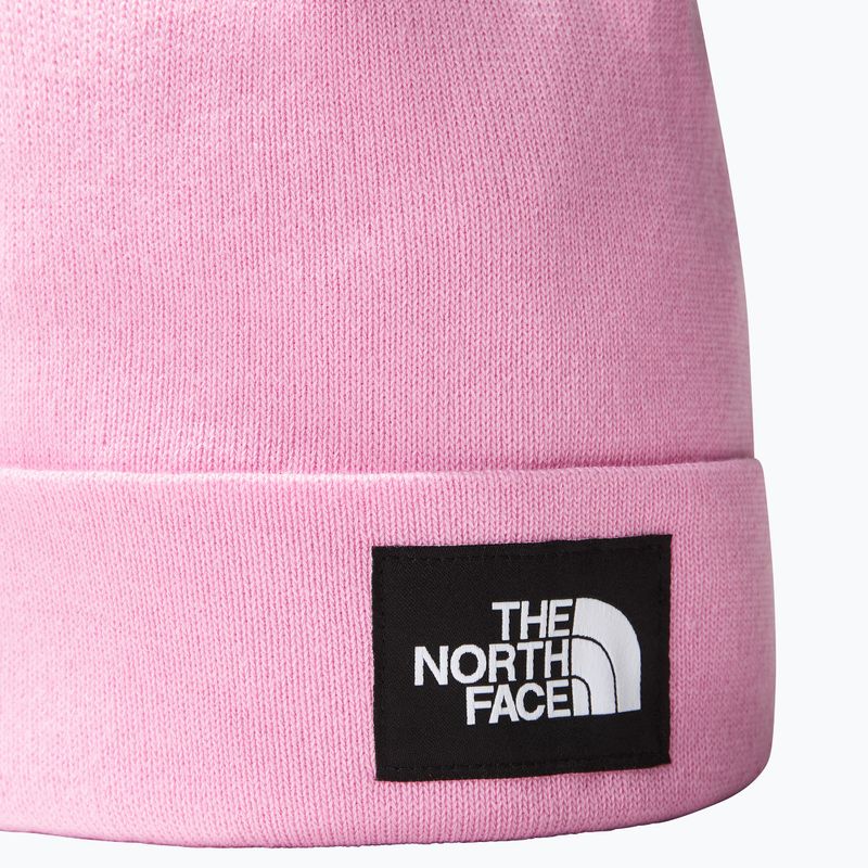 The North Face Dock Worker Recyklovaná orchidejově růžová zimní čepice 4