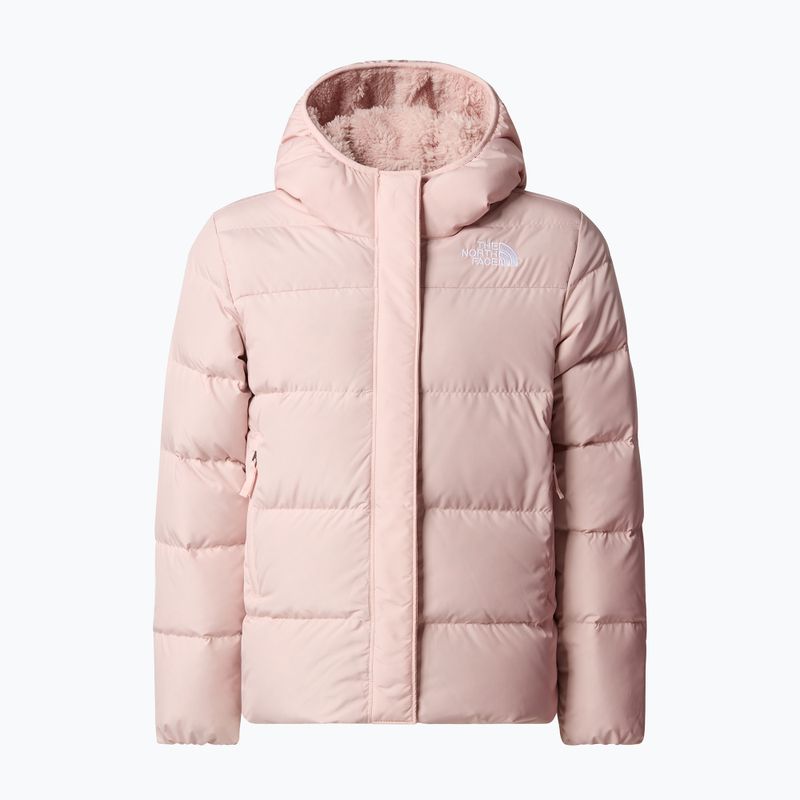 Dětská péřová bunda The North Face North Down Fleece Parka pink moss