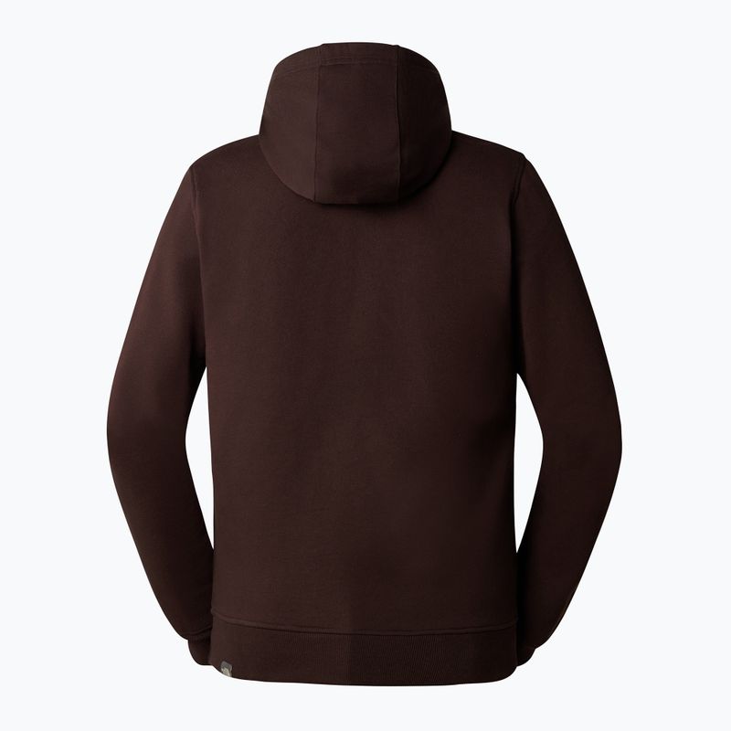 Pánská mikina The North Face Drew Peak Pullover Hoodie coal brown 5