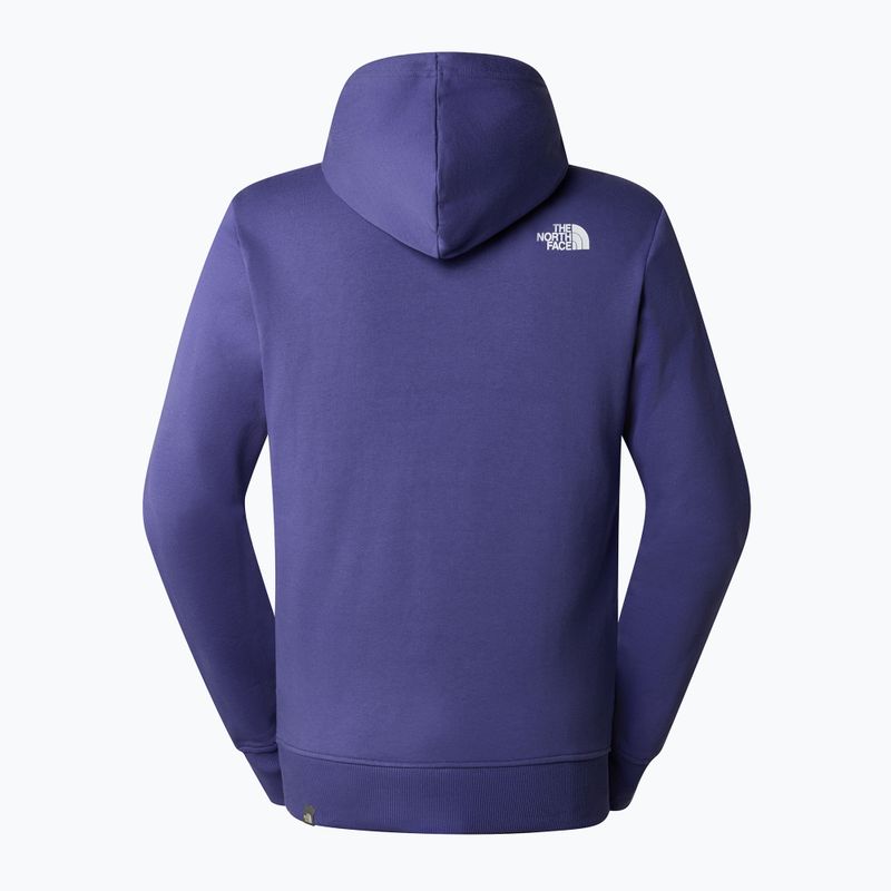 Pánská mikina The North Face Standard Hoodie cave blue 6