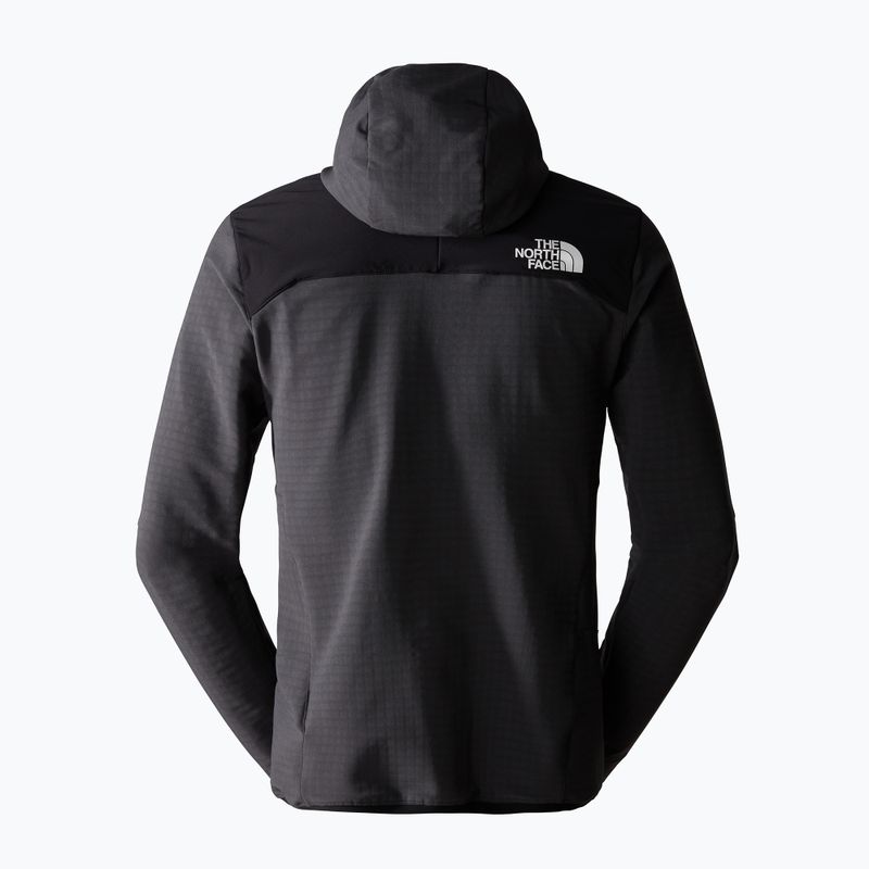 Pánská bunda The North Face Dawn Turn Hybrid Ventrix Midlayer sphalt grey/black/shocking orange 6