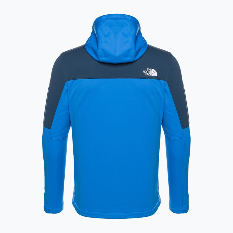 Pánská softshellová bunda The North Face Diablo Softshell s odepínací kapucí optic blue/shady blue 7