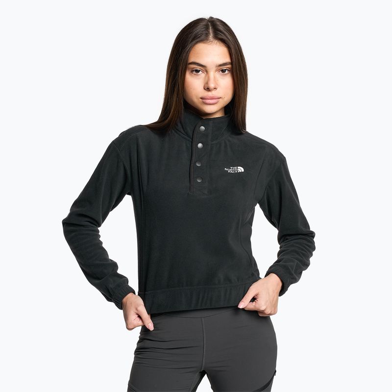 Dámská fleecová mikina The North Face Homesafe Snap Neck Fleecový svetr black/black