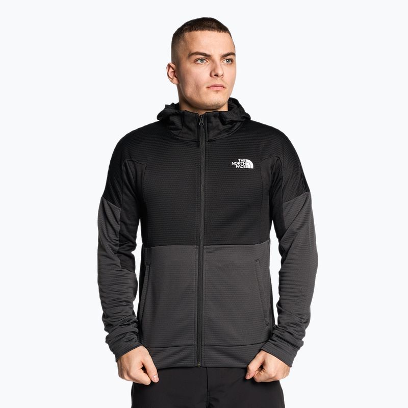 Pánská trekingová mikina The North Face Ma Full Zip Fleece asphalt grey/black