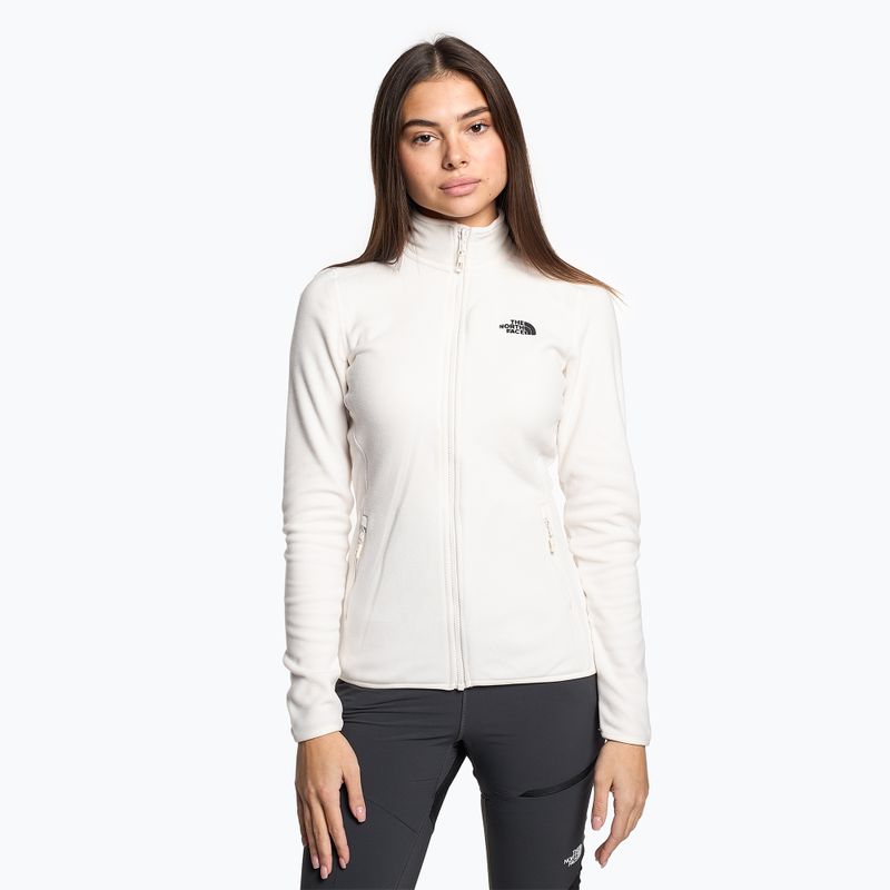 Dámská fleecová mikina The North Face 100 Glacier Fz gardenia white
