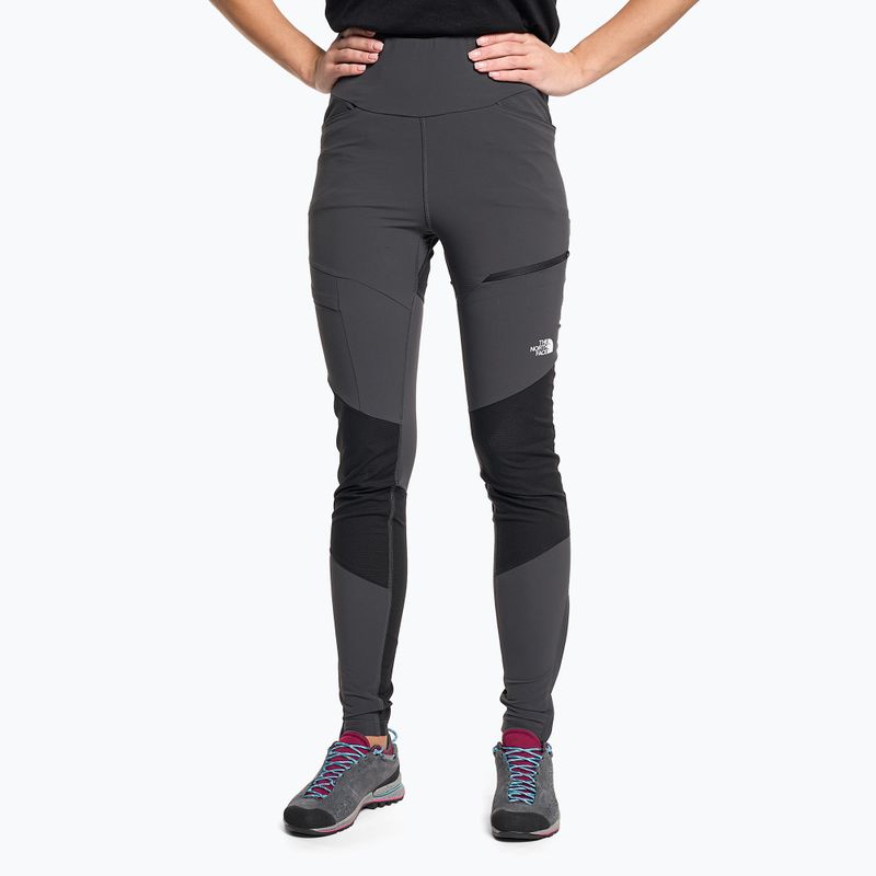 Dámské lezecké kalhoty The North Face Felik Alpine Tight asfaltová šedá/černá/černá