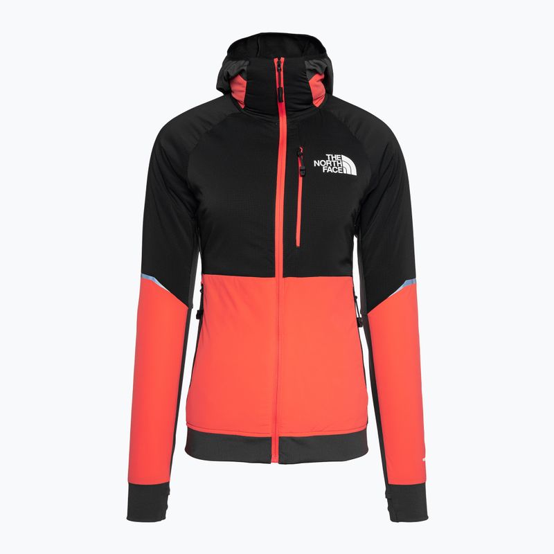 Dámská hybridní bunda The North Face Dawn Turn Hybrid Ventrix Hoodie radiant orange/black/asphalt grey 5