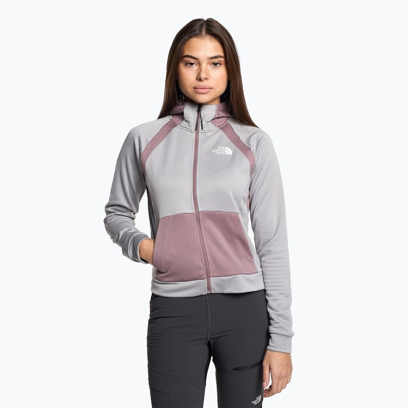 Dámská trekingová mikina The North Face Ma Full Zip Fleece meld grey/fawn grey